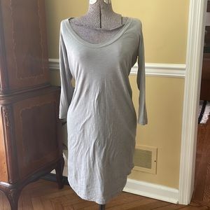 James Perse long sleeve grey dress.